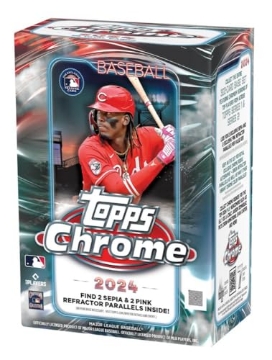 Picture of TOPPS CHROME BASEBALL FGC005679 2024 Topps Chrome Baseball Factory Sealed Value Box - Baseball Wax Packs (EA)