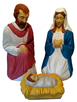 Picture of UNION 74150 Lighted 3 Piece Nativity Set (EA)