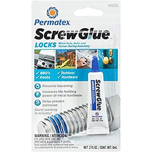 Picture of Permatex 28206 Permatex 28206 6 mL Screw Glue Locks, 0.18 fl. oz (EA)