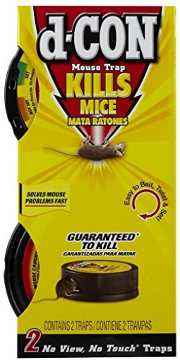 Picture of D-Con 1920082043 d-CON No View, No Touch Covered Mouse Trap, 2 Traps (EA)