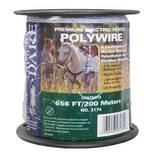 Picture of DARE PRODUCTS INC 3174 GRIPPLE Dare Products 3174 200mmx656'WHT Poly Wire (EA)