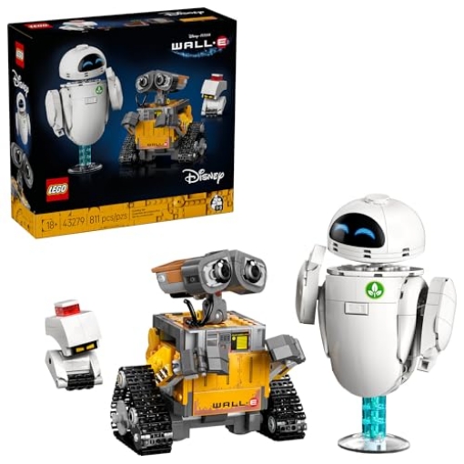 Picture of Lego 43279 LEGO Disney & Pixar Wall-E & EVE Building Set for Adults, Ages 18+ - Home Office, Book Shelf, or Room Decor for Disney Fans - Gift Ideas for Men & Women - 43279 (EA)