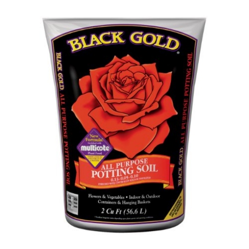 Picture of Black Rain Ordnance 1410102.Q16U Black Gold 1410102 16 QT U 16 Quart All Purpose Potting Soil with Fertilizer (EA)
