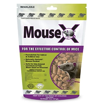 Picture of MOUSEX 620200-6D EcoClear Products 620200-6D MouseX Pellets - Effective for All Species of Rats and mice, 8 oz. Bag (EA)
