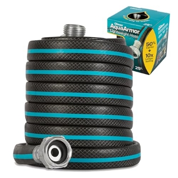 Picture of Gilmour 869251-1001 Gilmour AquaArmor Garden Hose, Lightweight, Kink Free, Drinking Water Safe, 1/2" x 25' (EA)