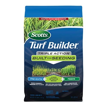 Picture of THE SCOTTS MIRACLE-GRO COMPANY 23002 Scotts Turf Builder Triple Action Built For Seeding - Weed Preventer and Fertilizer for New Lawns, 1,000 sq. ft., 4.3 lbs. (EA)