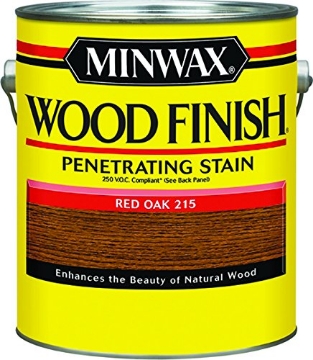 Picture of Minwax 710830000 Minwax Wood Finish Semi-Transparent Red Oak Oil-Based Wood Stain 1 gal. (PK-2-EA)