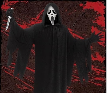 Picture of FUN WORLD FW91886GF Ghost Face 5 Foot Backdrop Halloween Decor (EA)