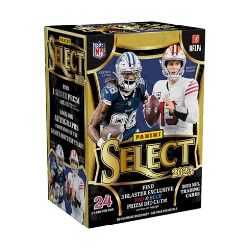 Picture of ALL SPORTS MARKETING INC 2-15453-20 2023 Panini Select Football 6-Pack Blaster Trading Card Box (Red & Blue Prizms!) (EA)
