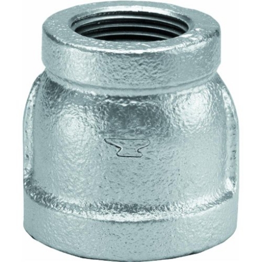 Picture of ANVIL INTERNATIONAL 8700135653 Anvil 1-1/2 in. FPT x 1-1/4 in. Dia. FPT Galvanized Malleable Iron Reducing Coupling (EA)