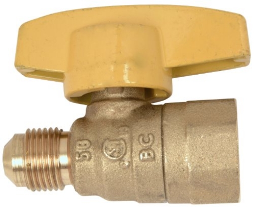 Picture of Eastman Kodak Company 60001B Plumb Shop Brasscraft PSSL-12 Gas Ball Valve (EA)