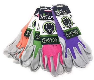 Picture of ATLAS CHEMICAL CORP 3704CS-06.RT Atlas Unisex Indoor/Outdoor Nitrile Coated Gloves Assorted S (PK-4-EA)