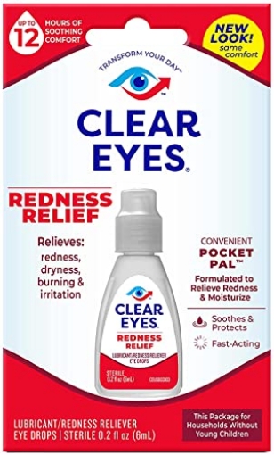 Picture of CLEAR EYES 70103 Clear Eyes Redness 12hr Relief Eye Drops - 0.2oz (PK-48-EA)