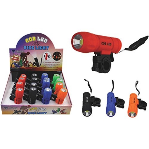 Picture of DIAMOND VISIONS LED-0166 Diamond Visions Led Bike Light Plastic 5" Assorted Colors (PK-16-EA)