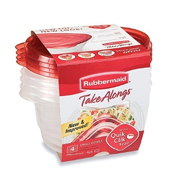 Picture of RUBBERMAID COMMERCIAL 2086742 Rubbermaid Storage Bowls, 3.2 Cup, Red,(Pack of 4) (EA)