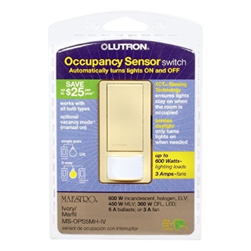 Picture of LUTRON ELECTRONICS CO MS-OPS5MH-IV Lutron Deep Back Cover Maestro Occupancy Sensor Ivory (MS-OPS5MH-IV) (EA)