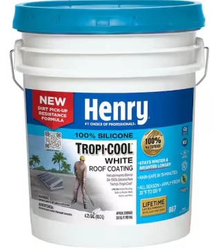 Picture of Henry Repeating Arms HE887HS073 Henry HE887HS073 Tropicool Roof Coat, 5 Gallon (EA)