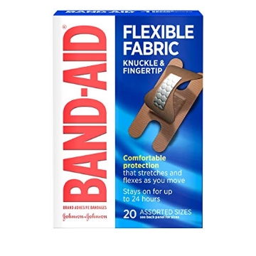 Picture of Acme Sponge & Chamois Co Inc G-140 Johnson & Johnson Band-Aid Adhesive Bandages Knuckle & Fingertip 20 ct (EA)
