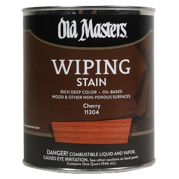 Picture of DIAMOND VOGEL INC 11304 4-Pack of 1 qt Old Masters 11304 Cherry Old Masters Oil-Based Wiping Stain (PK-4-EA)