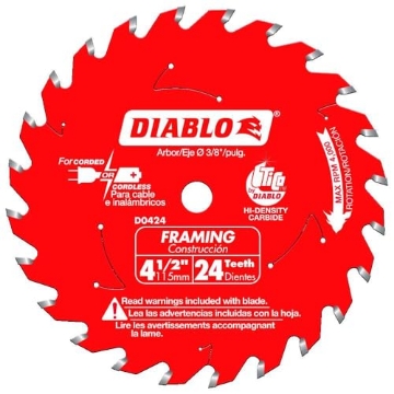 Picture of Diablo D0424X Diablo FRAM Saw BLD 24T 4-1/2" (EA)