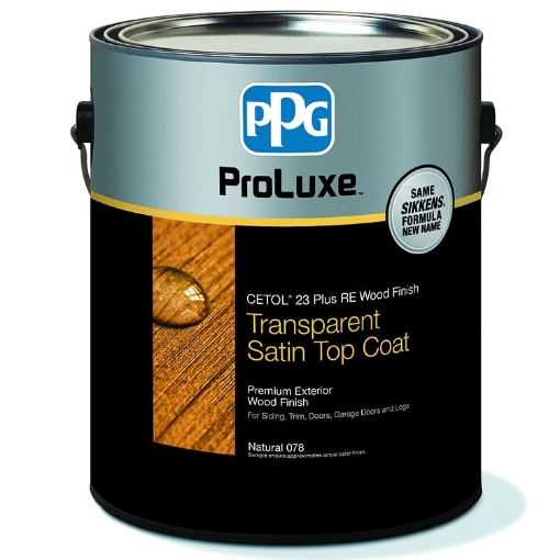 Picture of PROLUXE SIK30078-01 1 Gal ProLuxe SIK30078 078 Natural 23 Top Coat RE Translucent Satin Wood Top Coat (PK-4-EA)