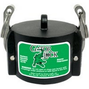 Picture of GREEN LEAF 150CAP Green Leaf GLP 150 Cap NL Series Polypropylene Gator Lock Coupling, Non-Locking, 1 1/2" Cap for Male Adapter (EA)