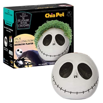 Picture of CHIA PET CP452A16 Chia Pet The Nightmare Before Christmas- Jack Skellington with Seed Pack, Decorative Pottery Planter, Easy to Do and Fun to Grow, Novelty Gift, Perfect for Any Occasion (EA)