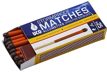 Picture of UCO MT-SM1-UCO UCO Stormproof Matches, Waterproof and Windproof with 15 Second Burn Time - 25 Matches (EA)