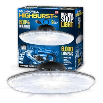 Picture of BELL+HOWELL(R) 1714 Bell + Howell Highburst 6.6 in. 1-Light each 55 W LED Shop Light (EA)