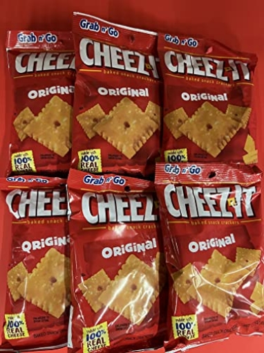 Picture of KEB 428582 Kellogg's Cheez-It Original Crackers 3 oz. Pegged (PK-6-EA)