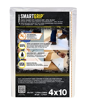 Picture of Trimaco 85434 Trimaco 85434 Smart Grip Drop Cloth, White (EA)