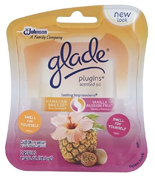 Picture of Glade 70498 Glade Plug in Scented Oil Lasting Impressions Refill, Hawaii Breeze and Vanilla Passion Fruit, 1.42-Ounce Boxes (Pack of 6) (PK-6-EA)