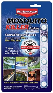 Picture of SBM LIFE SCIENCE CORP 705000A BioAdvanced Mosquito Killer Fizz Tabs, 6 Tabs (EA)