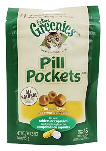 Picture of GREENIES 428261 Greenies Pill Pockets Chicken Flavor Cat Treats 1.6 oz (EA)