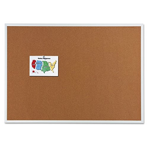 Picture of QUARTETMFG 2305 Quartet 2305 Cork Board, 1-1/8-Inch Frame, 5-Ft x3-Ft, Aluminum Frame (EA)