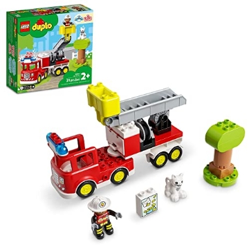 Picture of Lego 10969 LEGO DUPLO Town Fire Truck 10969 Building Toy Set for Toddlers, Preschool Boys and Girls Ages 2-5 (21 Pieces) (EA)