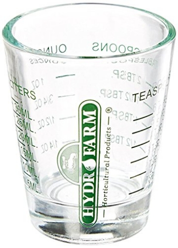 Picture of HAWTHORNE HYDROPONICS LLC HGMMSG Hydrofarm HGMMSG Measuring Tool, Clear/green, 1 oz (PK-12-EA)