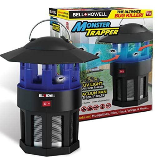 Picture of BELL+HOWELL(R) 1923 Bell+Howell Monster Trapper 1923 Vacuum-Based Trap for Bugs and Insects, No Zapping Noise, Whisper-Quiet, 100% Chemical-Free, Pest Killer As Seen On TV, 8.5" x 7.5" (EA)