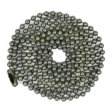 Picture of JANDORF SPECIALTY HARDWARE 60377 Beaded Chain #6, 3' with Connector – Antique Brass Finish (EA)