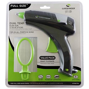 Picture of FPC Corporation DT-270FKIT Surebonder DT-270FKIT Full Size Dual Temperature Glue Gun with 12-4-Inch Standard All Purpose Glue Sticks (EA)
