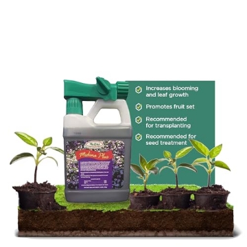 Picture of MEDINA GLASS BLOCK INC MED PLUS RTU QT Medina Plus Soil Activator - Liquid Soil Loosener for Lawns & Gardens - Micronutrient-Rich Soil Conditioner & Softener - Used with House Plant Fertilizer, Liquid Plant Food for Houseplants - 1 End Qt (EA)