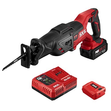 Picture of Skil RS5884-1A SKIL PWR CORE 20 Brushless 20V Reciprocating Saw Kit with 4.0Ah Battery, PWR JUMP Charger, and PWRAssist USB Adapter - RS5884-1A (EA)