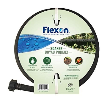 Picture of FLEXON WS50CN Flexon WS5850 5/8-Inch x 50-Foot Weep & Soak Garden Soaker Hose, Black (EA)