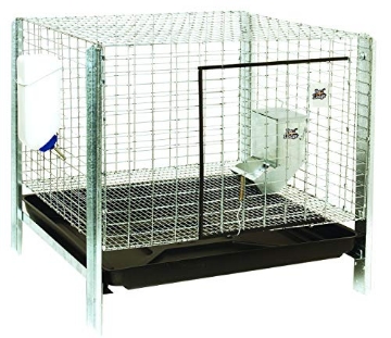 Picture of Pet Lodge RHCK1 Pet Lodge Rabbit Hutch Complete Kit - Easy to Assemble Housing, Feeder, & Water Bottle Kit for Indoor/Outdoor Rabbit Hutch (Item No. RHCK1) (EA)