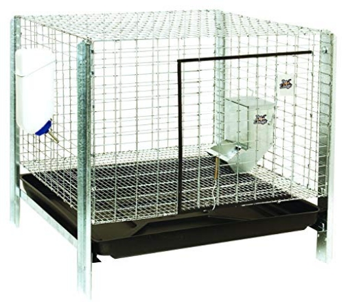 Picture of Pet Lodge RHCK1 Pet Lodge Rabbit Hutch Complete Kit - Easy to Assemble Housing, Feeder, & Water Bottle Kit for Indoor/Outdoor Rabbit Hutch (Item No. RHCK1) (EA)