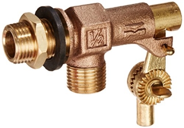 Picture of HOMEWERKS VFLBRZF3 Mueller Industries 109-813 Tank Float Valve, 1/2 Inlet X Male Outlet, 1/2-Inch, Bronze (EA)