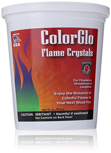 Picture of MEECO'S 40 MEECO'S RED DEVIL - ColorGlo Color Flame Crystals - for Fireplace and Campfore, Gray (16 Oz) (EA)