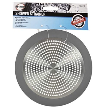 Picture of DANCO INC 10895 Danco 10895 Shower Drain Strainer, 5-3/4 inch, Brushed Nickel (EA)