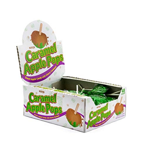 Picture of TOOTSIE ROLL 501 Tootsie Roll Caramel Pops Package APPLE 48 Count, 1 Pack (PK-48-EA)
