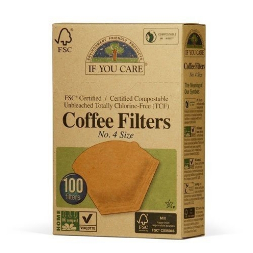 Picture of IF YOU CARE J25001 Iyc Coffee Filter- #4 Fsc Size 100ct36 (PK-12-EA)
